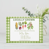 Lokaal geteeld tuinthema kaart (Staand voorkant)