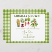 Lokaal geteeld tuinthema kaart (Voorkant / Achterkant)