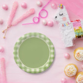 Lokaal geteeld tuinthema papieren bordje (Feest)