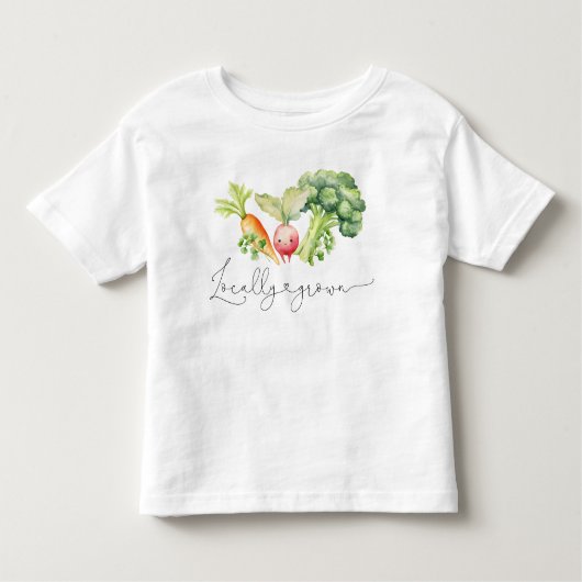 Lokaal geteeld verjaardagsfeestje kinder shirts (Voorkant)