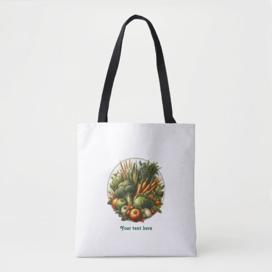 Lokaal geteeld - verse oogst producten tote bag (Voorkant)