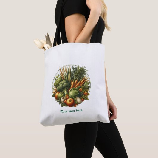 Lokaal geteeld - verse oogst producten tote bag (Dichtbij)