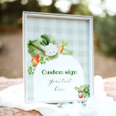 Lokaal geteelde aangepaste tekst poster