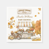 Lokaal geteelde Baby Autumn Farmers Market Servet (Voorkant)