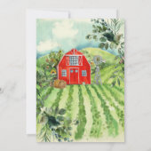 Lokaal geteelde Baby | Baby shower van de boerenma Kaart (Achterkant)