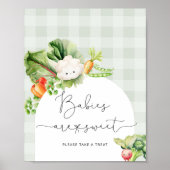 Lokaal geteelde baby Baby's zijn zoet Poster (Voorkant)