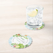 Lokaal geteelde baby Boeren brengen blauw baby sho Kartonnen Onderzetters (Insitu)