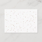 Lokaal geteelde baby Boeren markt baby shower Informatiekaartje (Achterkant)