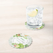 Lokaal geteelde baby Boeren markt baby shower Kartonnen Onderzetters (Insitu)