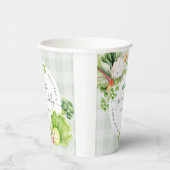 Lokaal geteelde baby Boeren markt baby shower Papieren Bekers (Rechts)