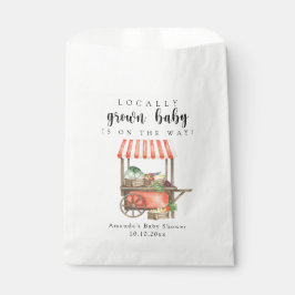 Lokaal geteelde Baby boeren markt kar Baby shower Bedankzakje