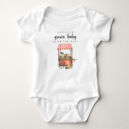 Lokaal geteelde Baby boeren markt kar Baby shower Romper