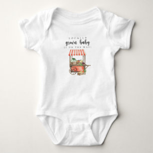 Lokaal geteelde Baby boeren markt kar Baby shower Romper