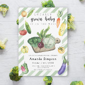 Lokaal Geteelde Baby Boerenmarkt Baby Shower Kaart