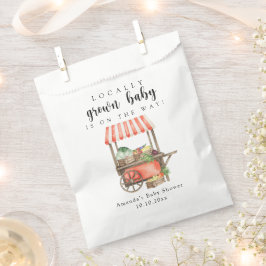 Lokaal Geteelde Baby Boerenmarkt Kar Baby Shower Bedankzakje