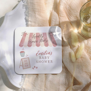 Lokaal Geteelde Baby Farmer's Market Baby Borrel Kartonnen Onderzetters