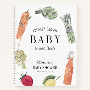 Lokaal geteelde Baby Farmers Market gastenboek Notitieboek
