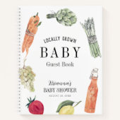 Lokaal geteelde Baby Farmers Market gastenboek Notitieboek (Voorkant)