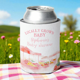 Lokaal geteelde Baby Girl Shower Farmers Market Blikjeskoeler