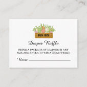 Lokaal geteelde Baby is onderweg naar het Baby sho Informatiekaartje (Voorkant)