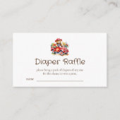 Lokaal geteelde Baby luierkaartjes Informatiekaartje (Voorkant)