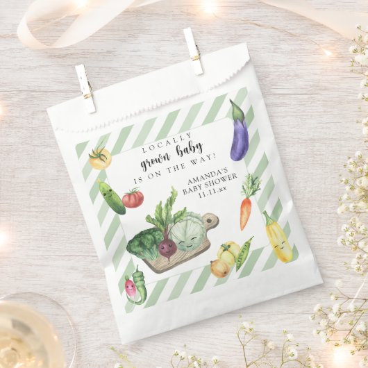 Lokaal geteelde Baby MarktBaby shower Bedankzakje (Geknipt)