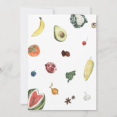 Lokaal geteelde Baby MarktBaby shower Kaart (Achterkant)