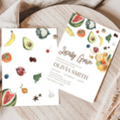 Lokaal geteelde Baby MarktBaby shower Kaart