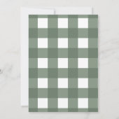 Lokaal geteelde Baby MarktBaby shower Kaart (Achterkant)