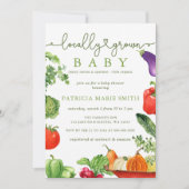 Lokaal geteelde Baby MarktBaby shower Kaart (Voorkant)