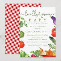 Lokaal geteelde Baby MarktBaby shower