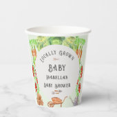 Lokaal geteelde Baby MarktBaby shower Papieren Bekers (Voorkant)