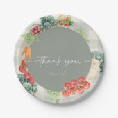 Lokaal geteelde Baby MarktBaby shower Papieren Bordje (Voorkant)