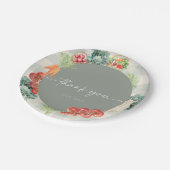 Lokaal geteelde Baby MarktBaby shower Papieren Bordje (Gekanteld)