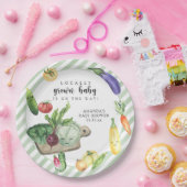 Lokaal geteelde Baby MarktBaby shower Papieren Bordje (Feest)