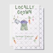 Lokaal geteelde Baby MarktBaby shower Vellum Uitnodigingen (Offset (Uitnodiging))