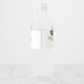 Lokaal geteelde Baby MarktBaby shower Waterfles Etiket (Achterkant)