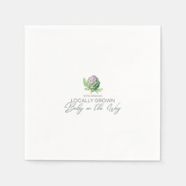 Lokaal geteelde Baby op de Weg - Artisjok - Groen Servet