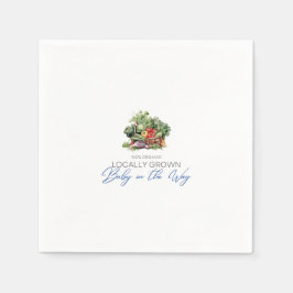 Lokaal geteelde Baby op de weg - Groenten - Blauw Servet