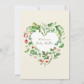 Lokaal geteelde Baby op de weg naar het Baby showe Kaart (Achterkant)