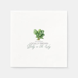 Lokaal geteelde Baby op de Weg - Spinazie - Groen Servet