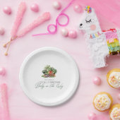 Lokaal geteelde Baby Papieren Bordje (Feest)