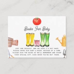 Lokaal geteelde Baby Pink Garden Boots Boek Aanvra Informatiekaartje