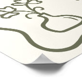 Lokaal geteelde Baby Rustic Farmer's Market welkom Poster (Hoek)