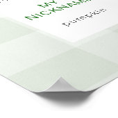 Lokaal geteelde Baby Schattigee groenten mijlpaal Poster (Hoek)