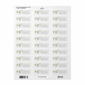 Lokaal Geteelde Baby Shower Adres Etiket (Full Sheet)
