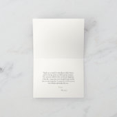 Lokaal Geteelde Baby Shower Bedankkaart (Binnen)