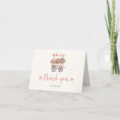 Lokaal Geteelde Baby Shower Bedankkaart (Voorkant)