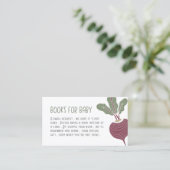 Lokaal geteelde Baby shower boeken voor Baby Behui Visitekaartje (Staand voorkant)