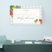 Lokaal geteelde Baby shower Boeren Market Banner (Beurs)